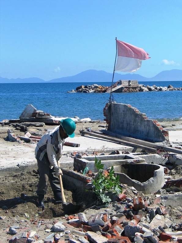 Banda Aceh, Indonesia after the 2004 tsunami