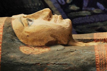 Mummies and coffins in Leiden